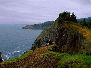 hiking on Neahkahnie Mountain