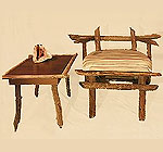 Beaver chair & table