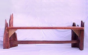 Cedar and fir bench