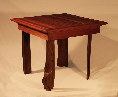 Cedar Table - cedar, oil finish